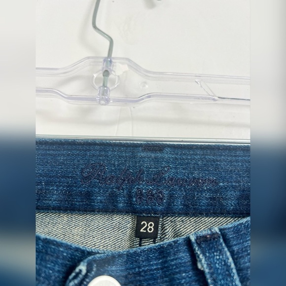 Ralph Lauren Slim Boot Cut Dark Wash Preppy Jeans Size 28 $298 - Picture 2 of 4